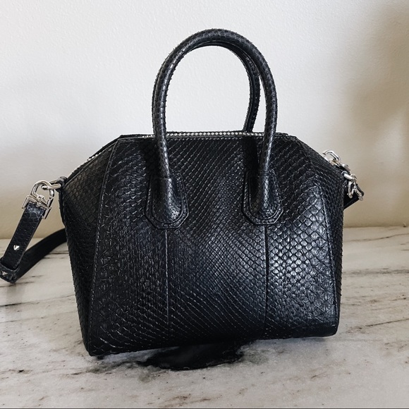 Givenchy Python and Leather Antigona Mini Bag - Picture 6 of 14